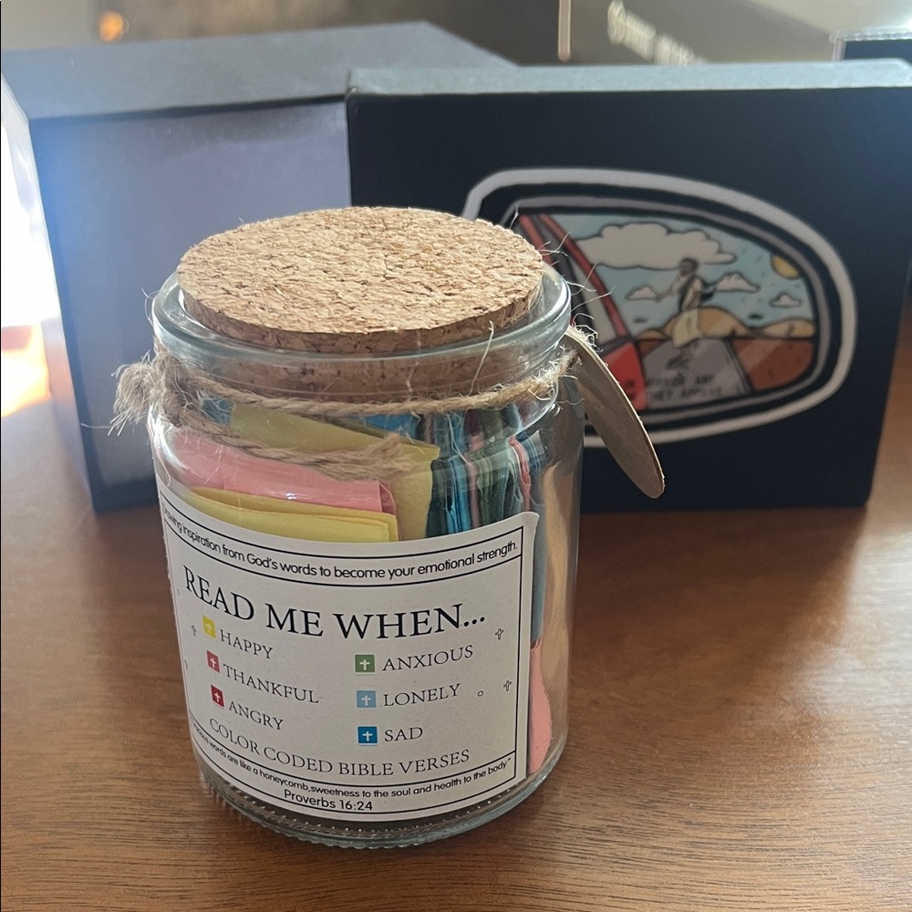 Color Coded Bible Verses Jar